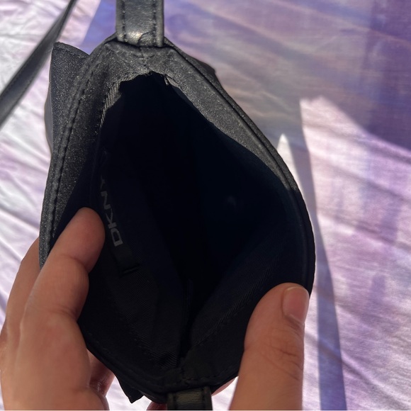 Mini DKNY All Black Crossbody Bag - Picture 3 of 5